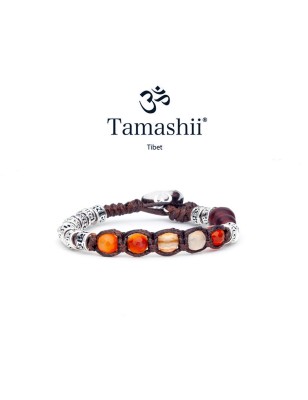 BRACCIALE CORNIOLA DONNA TAMASHII RUOTA DELLA PREGHIERA