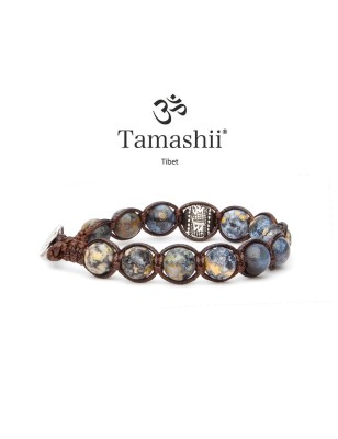 BRACCIALE BLUE UOMO-DONNA TAMASHII RUOTA DELLA PREGHIERA