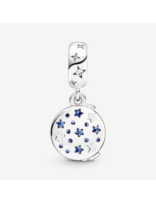 CHARM PENDENTE BABBO NATALE SULLA LUNA PANDORA 769648C01 PANDORA