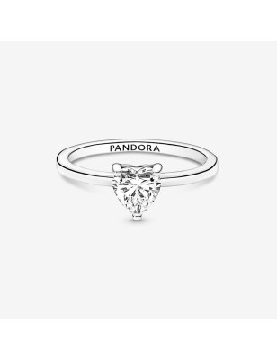 ANELLO SOLITARIO CON PIETRA CUORE MIS.56 DONNA PANDORA  191165C01-56 PANDORA