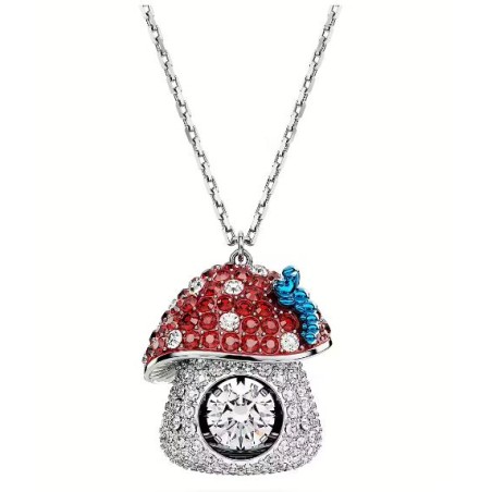 COLLANA ALICE IN WONDERLAND FUNGO ROSSO SWAROVSKI 5682811 SWAROVSKI