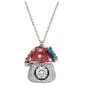 COLLANA ALICE IN WONDERLAND FUNGO ROSSO SWAROVSKI