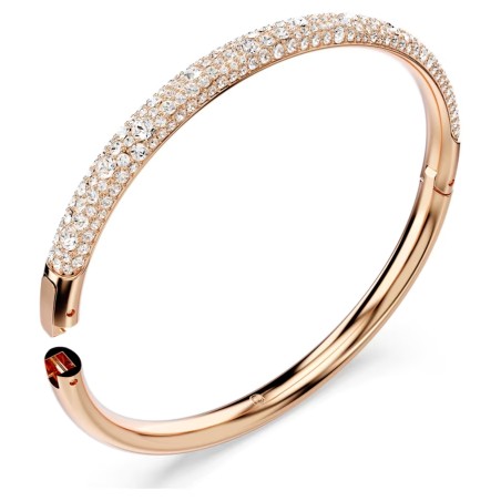 BRACCIALE RIGIDO METEORA PAVE' PLACCATO ORO ROSA SWAROVSKI