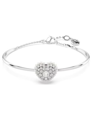 BRACCIALE RIGIDO HYPERBOLA CUORE BIANCO SWAROVSKI 5684385 SWAROVSKI