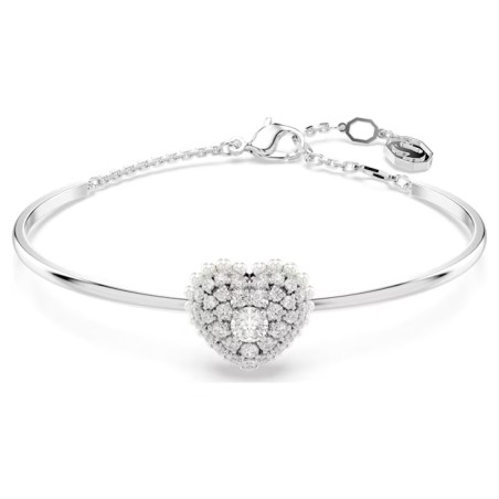 BRACCIALE RIGIDO HYPERBOLA CUORE BIANCO SWAROVSKI 5684385 SWAROVSKI