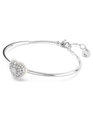 BRACCIALE RIGIDO HYPERBOLA CUORE BIANCO SWAROVSKI 5684385 SWAROVSKI