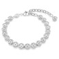 BRACCIALE IMBER TENNIS TAGLIO TONDO BIANCO MIS.M SWAROVSKI