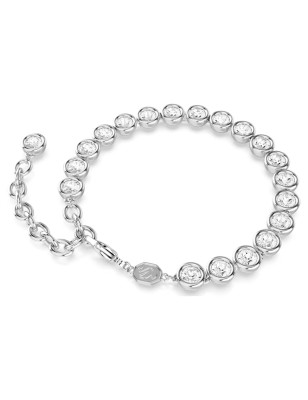 BRACCIALE IMBER TENNIS TAGLIO TONDO BIANCO MIS.M SWAROVSKI 5682666 SWAROVSKI