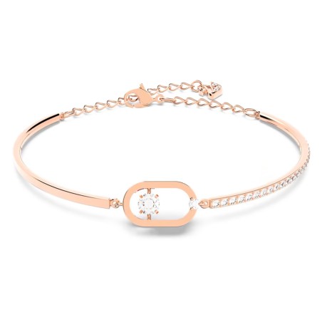 BRACCIALE UNA FORMA OVALE COLOR ORO ROSA DONNA SWAROVSKI  5472382 SWAROVSKI