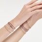 BRACCIALE TENNIS ROSE ZIRCONI VERDI DONNA AMEN 