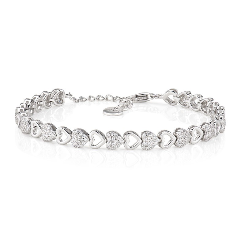 BRACCIALE CATENA DI CUORI DONNA AMEN 