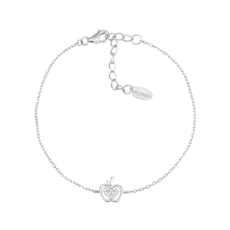 BRACCIALE CON MELA E CUORE DONNA AMEN 