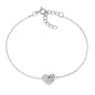 BRACCIALE CUORE CON ZIRCONI DONNA AMEN 