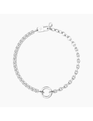 BRACCIALE DUETTO IN ACCIAIO CON ZIRCONI KIDULT 732193 KIDULT