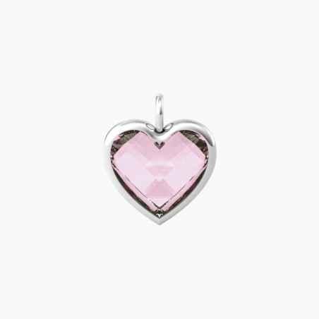 CIONDOLO GRANDE CUORE ROSA DONNA KIDULT  741087 KIDULT