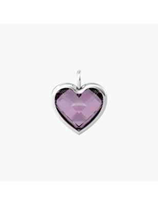 CIONDOLO GRANDE CUORE VIOLA DONNA KIDULT  741088 KIDULT