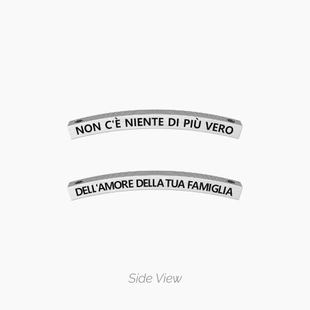 BRACCIALE CATENA E PIASTRINA FAMIGLIA UOMO KIDULT 