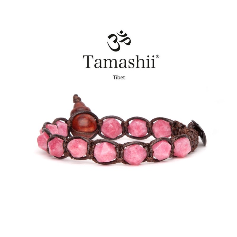 BRACCIALE DIAMOND CUT GIADA WATERMELON TAMASHII