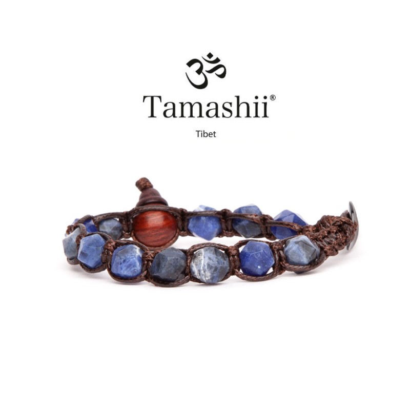 BRACCIALE DIAMOND CUT SODALITE TAMASHII