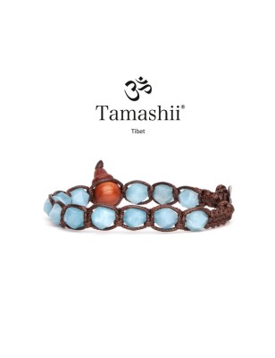 BRACCIALE DIAMOND CUT AGATA OCEANO TAMASHII BHS911-31 TAMASHII