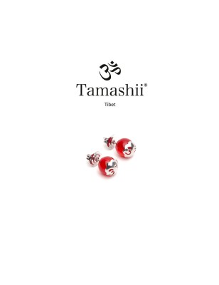 ORECCHINI AGATA ROSSO PASSIONE DONNA TAMASHII  EHST8-124 TAMASHII