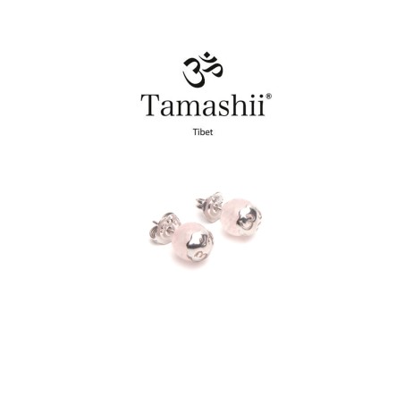 ORECCHINI QUARZO ROSA DONNA TAMASHII  EHST8-33 TAMASHII