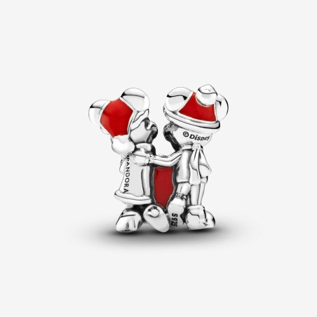 CHARM MICKEY MOUSE E MINNIE DONNA PANDORA 