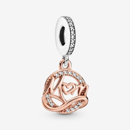 CHARM PENDENTE MAMMA PLACCATO ORO ROSA PANDORA 789374C01 PANDORA