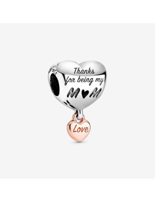 CHARM CUORE TI AMO MAMMA DONNA PANDORA 