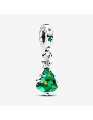 CHARM PENDENTE ALBERO DI NATALE STELLE DONNA PANDORA 