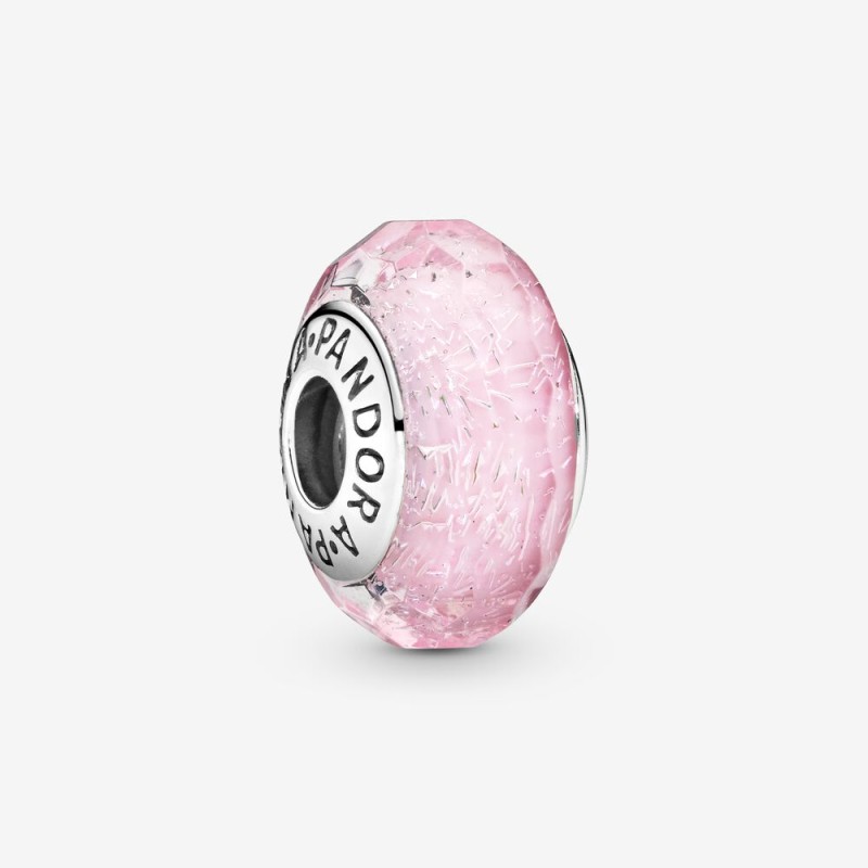 CHARM VETRO ROSA DONNA PANDORA MOMENTS