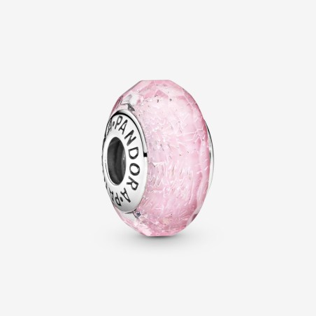 CHARM VETRO ROSA DONNA PANDORA MOMENTS 791650 PANDORA