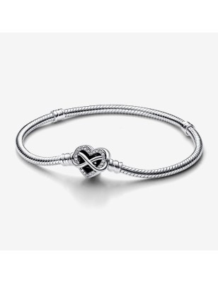 BRACCIALE CON CHIUSURA CUORE INFINITO DONNA PANDORA  592645C01-17 PANDORA