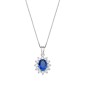 COLLANA ROYAL LADY ZIRCONE BLU DONNA AMEN 