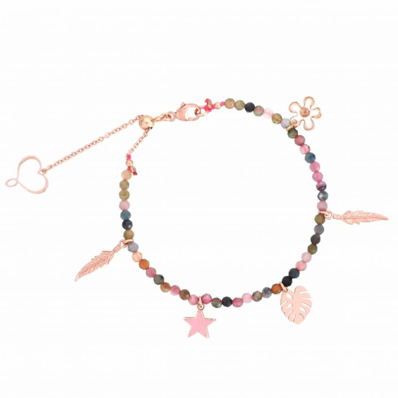 BRACCIALE TORMALINA CHARMS DONNA MAMAN ET SOPHIE