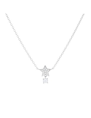 COLLANA STELLA E PUNTO LUCE DONNA AMEN 