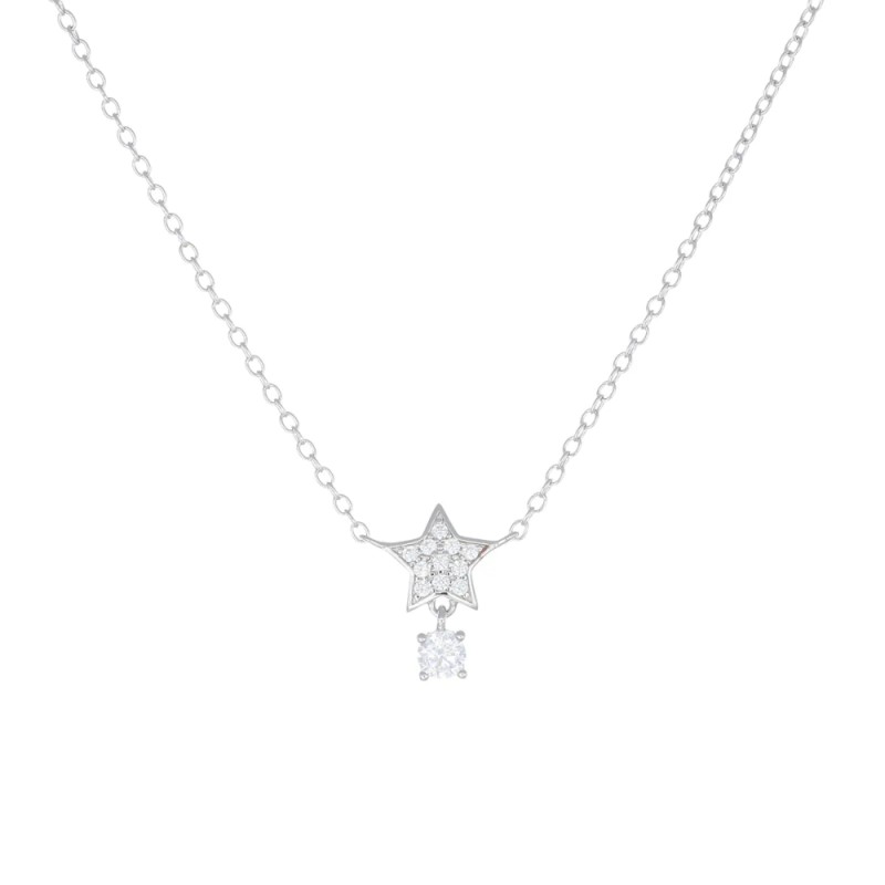 COLLANA STELLA E PUNTO LUCE DONNA AMEN 