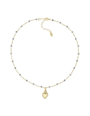 COLLANA DORATA SACRO CUORE DONNA AMEN