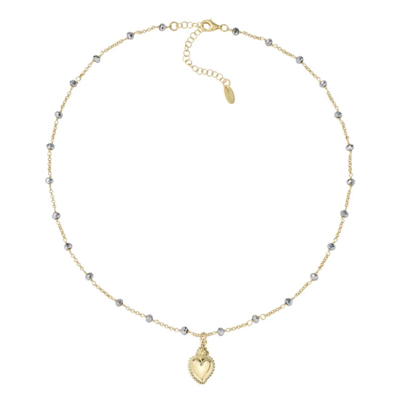 COLLANA DORATA SACRO CUORE DONNA AMEN