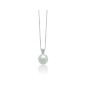 COLLANA ORO BIANCO DIAMANTI DONNA MILUNA LE PERLE